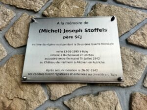 Gedenktafel an Pater Joseph Stoffels